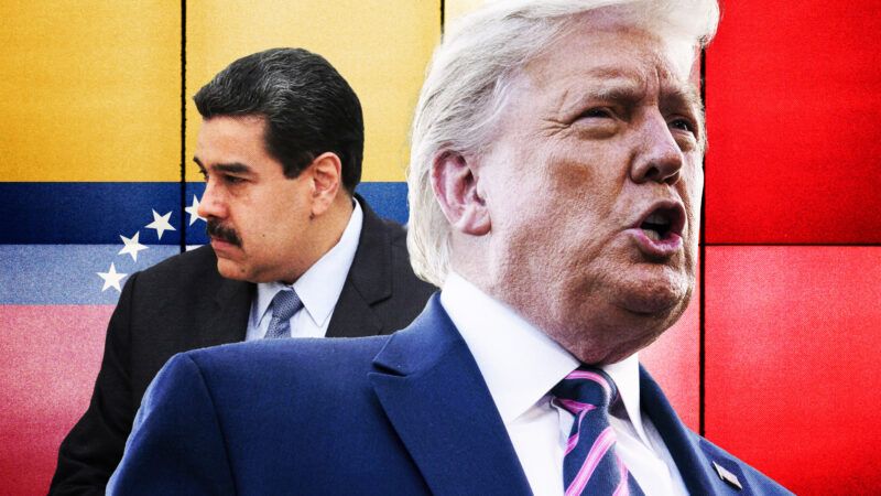 Venezuelan President Nicolás Maduro and former U.S. President Donald Trump, in front of a Venezuelan flag. Venezuelan President Nicolás Maduro and former U.S. President Donald Trump, in front of a Venezuelan flag. | Illustration: Lex Villena; Пресс-служба Президента Российской Федерации, CNP/AdMedia